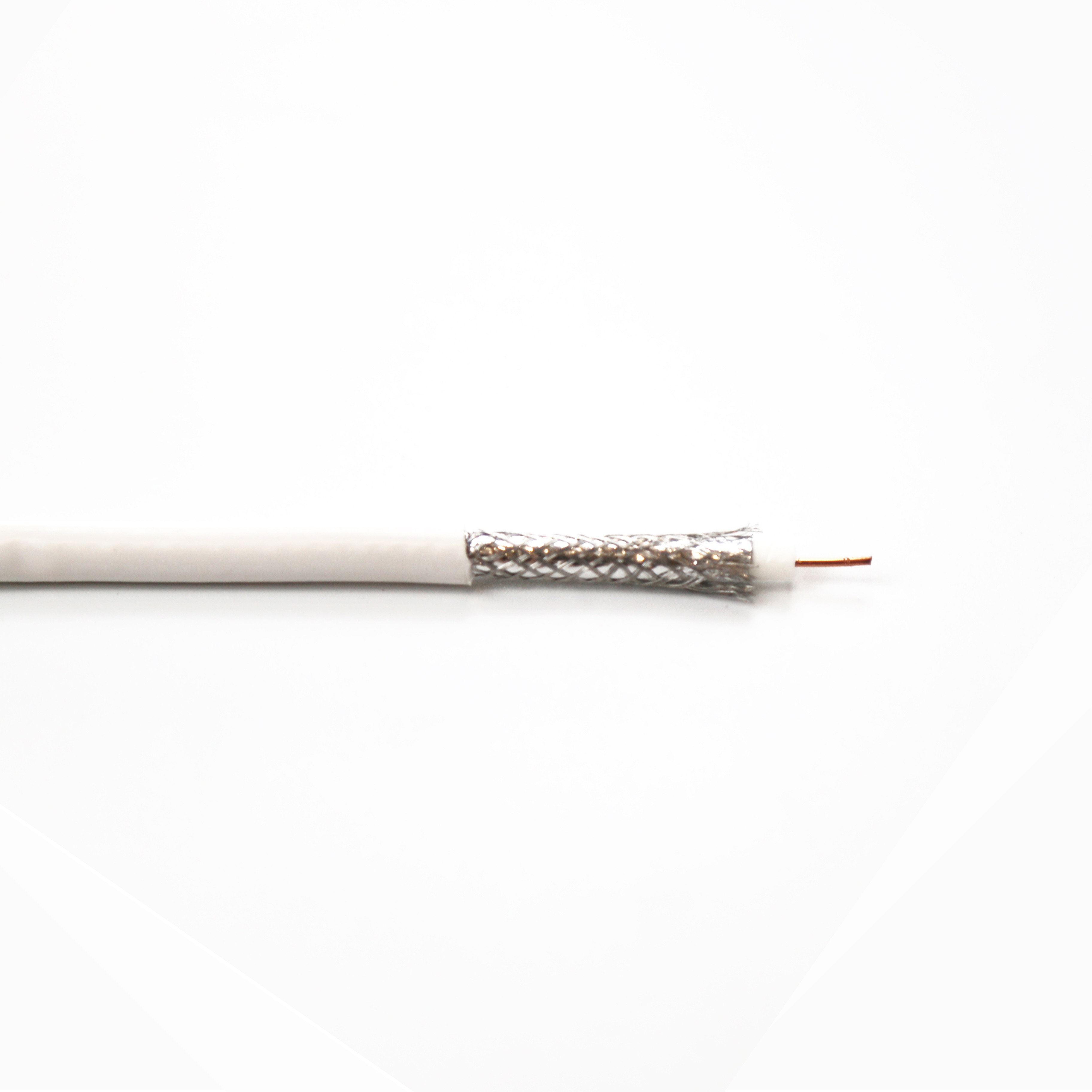 Tinned Copper 1 Core 1000ft Coaxial Power Cables For Public Antennas