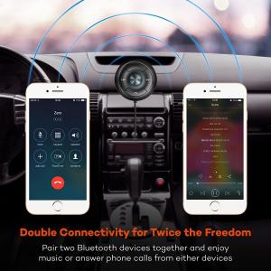China Bluetooth Car Speakerphone Kits,Hands-Free Motion AUTO-ON Car Kit Stereo Music Speaker Wireless Sun Visor Audio Receiver on sale