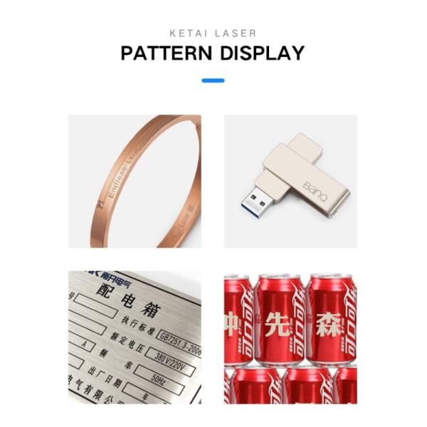 30W Metal Laser Engraving Machine Marking Machine EZCAD Control CE