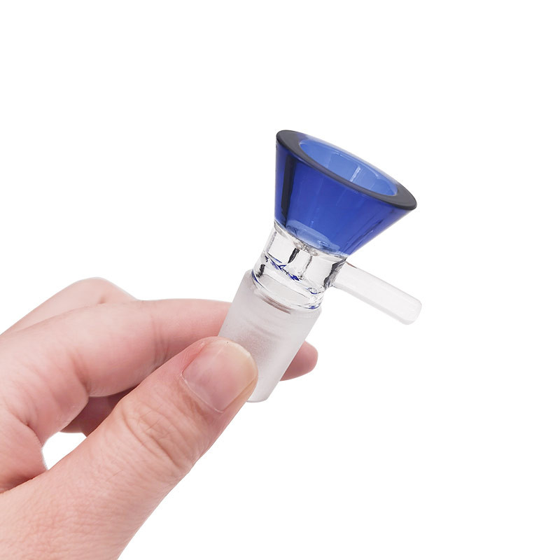 300℃ Inhale Smoke Funnel Shaped Glass Drinking Straws