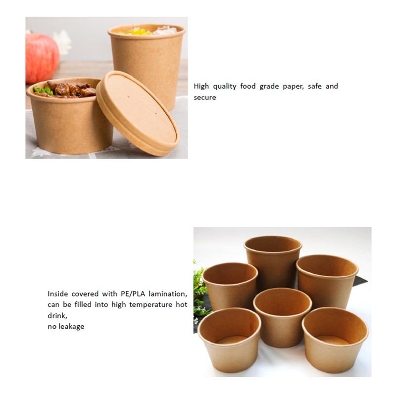 185mm Disposable Paper Containers