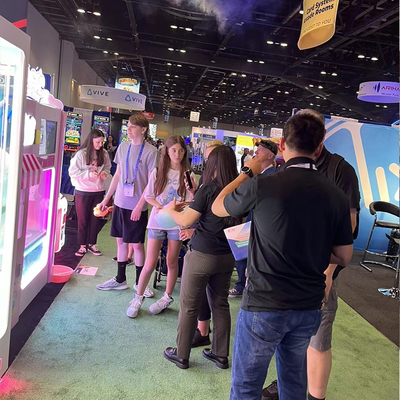 Customizable Flower Cotton Candy Vending Machine With Smart Robot Operation