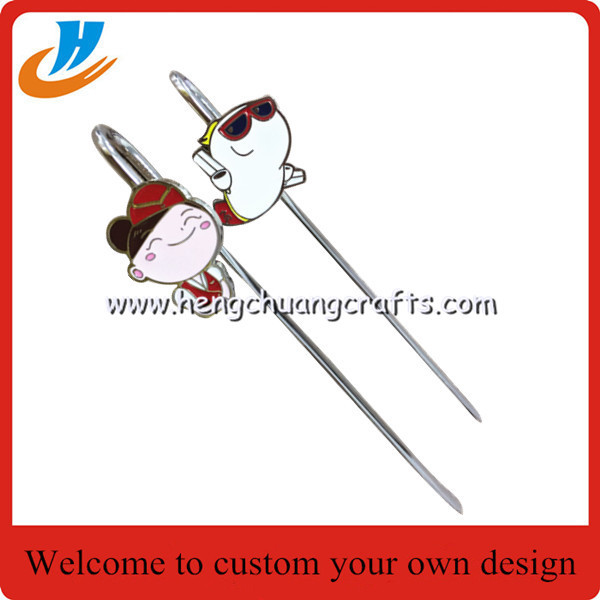 Stainless steel etch bookmark custom with your own logo design