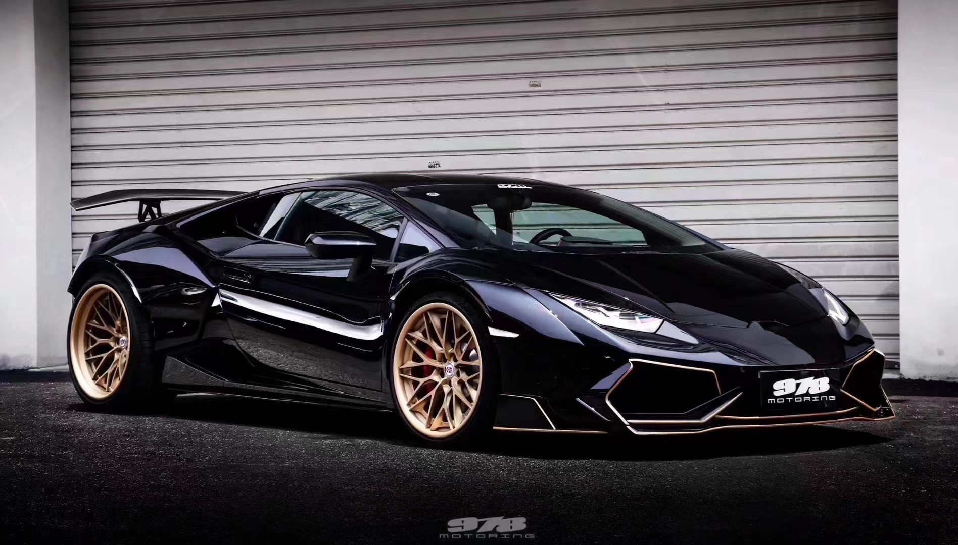For Lamborghini LP580 LP610 Carbon Fiber Widebody Kit LP580 LP610 Upgraded PD-style Front and Rear Bumper Spoiler Widebody