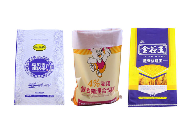 Lightweight 10Kg 25Kg Polypropylene Packaging Bags , PP Rice Bags Non - Toxic