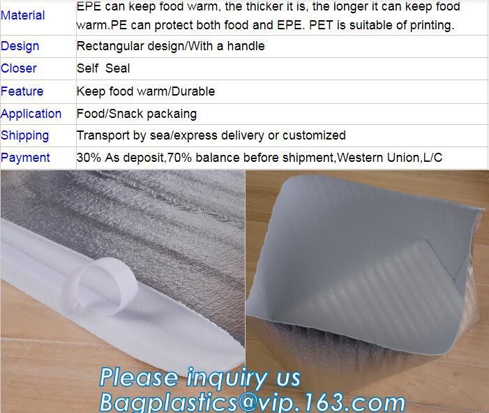 cooler bag waterproof oxford shoulder bag ice pack thermal picnic lunch box vehicle insulation bag for meal drinks pack