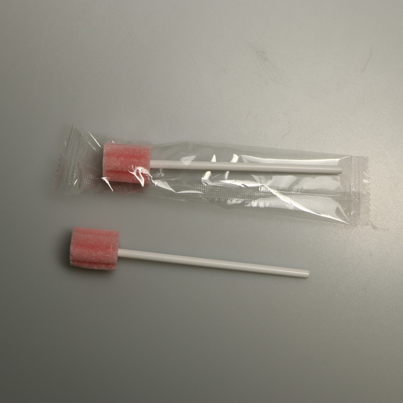Hexagon Sponge Tipped Disposable Sterile Swab OEM For Oral Cleaning