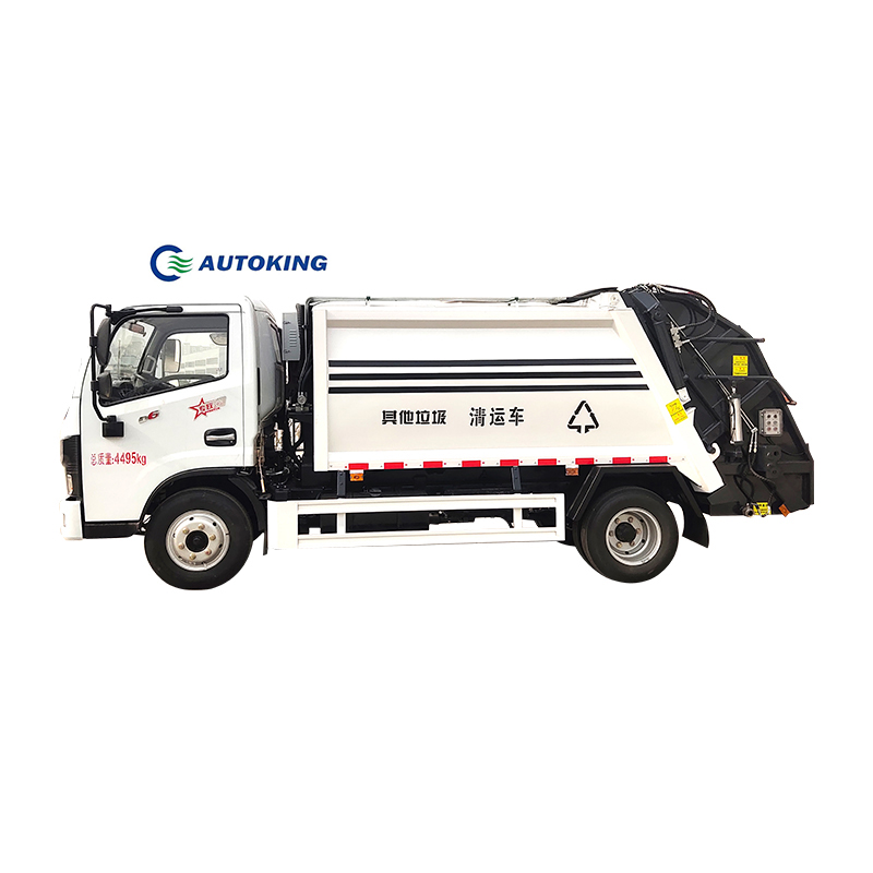 Waste Collector Compact Garbage Truck For Sale China Dongfeng 5cbm 10cbm 15cbm Garbage Truck 4X2