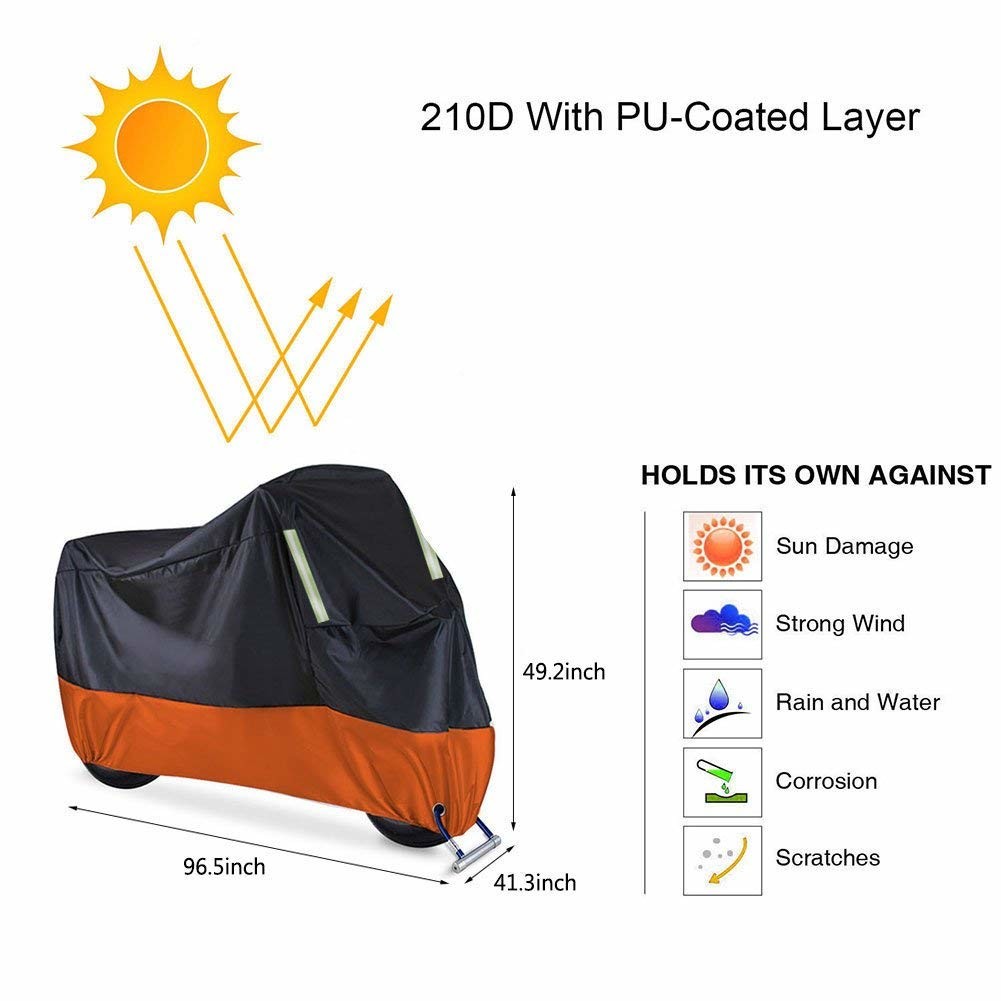 Silver Vehicle Protection Cover 480*175*120cm Multilayer Design Surface Coating