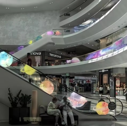 P4 High Transparency LED Transparent Display Lightweight and Easy Installation for Shopping Mall and Storefront