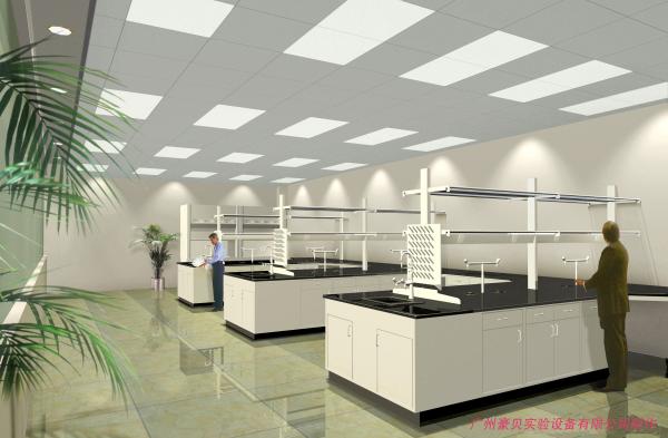 Commercial School Lab Furniture , Heat Resistant Steel Wood Biology Lab