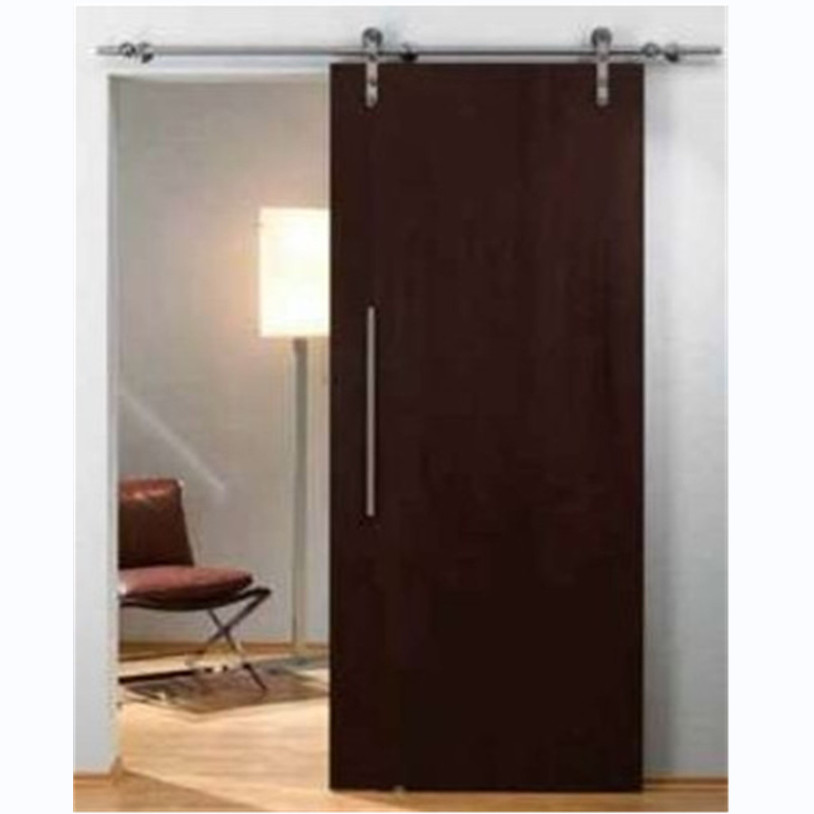 Sliding Tempered Glass Door OEM With Matte Black Steel Frame