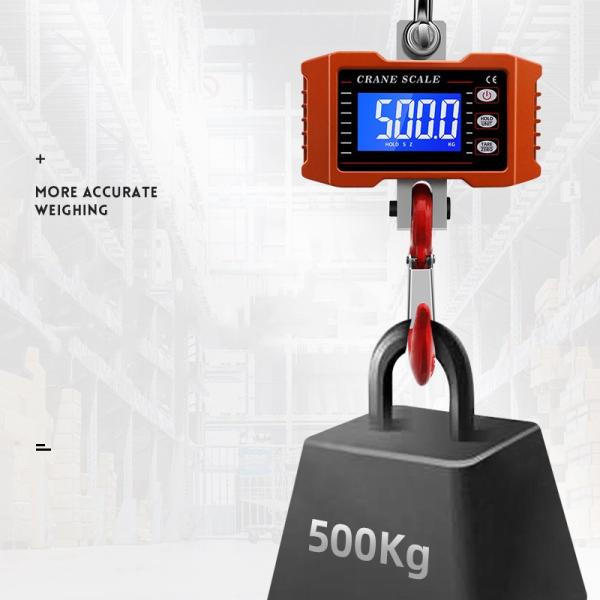 Digital Crane Weight Scale 300 Kg 500 Kg 1000 Kg Electronic Industrial Hanging Scale
