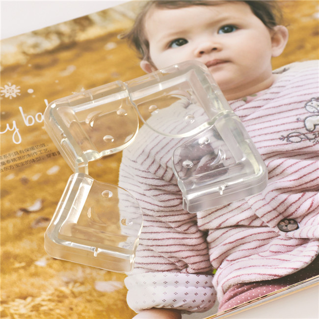 PVC Corner Baby Safety Corner Guards Transparent L Smile Anti Collision Angle