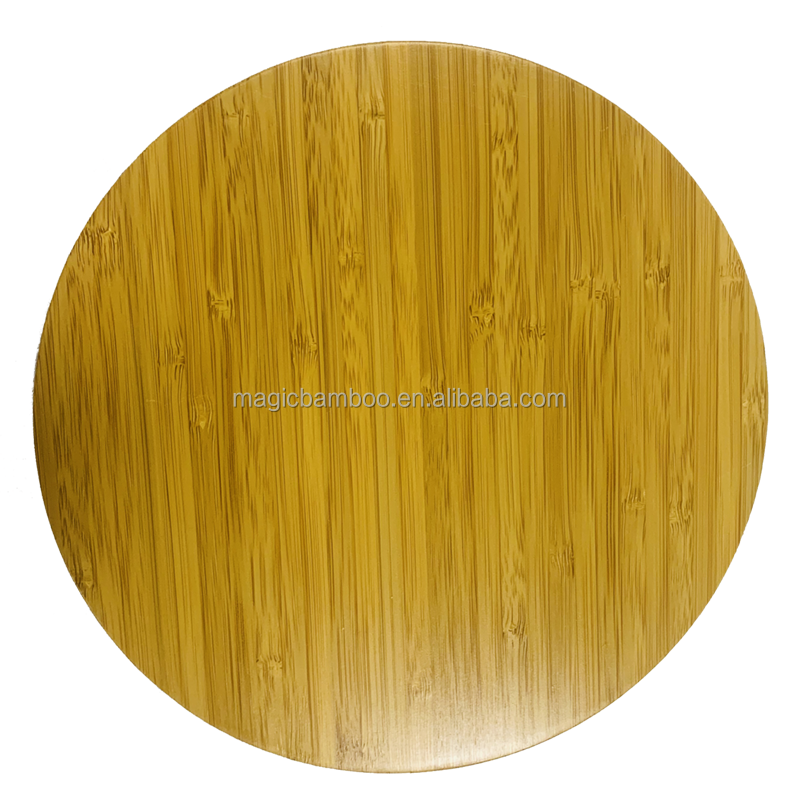 22*22*1.8cm Sustainable Bamboo Dog Paw Shape Partition Round Dinner Plate for Sustainable