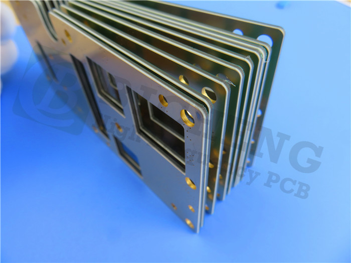 60mil TMM3 1.6mm Double Sided RF PCB With Hot Air Soldering Level