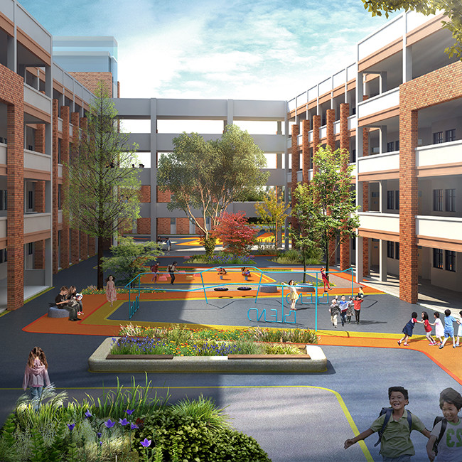 ITF Moisture Proof EPDM Running Track Playground Surface Colorful