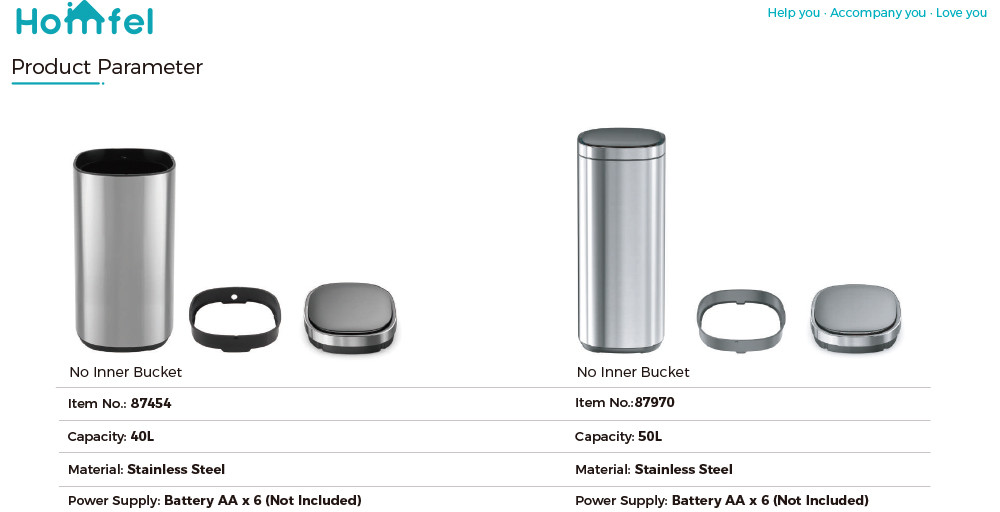 High Capacity Household Motion Sensor Trash Bin Stainless Steel Smart Sensor Bin Automatic Trash Can for Living Room 40L
