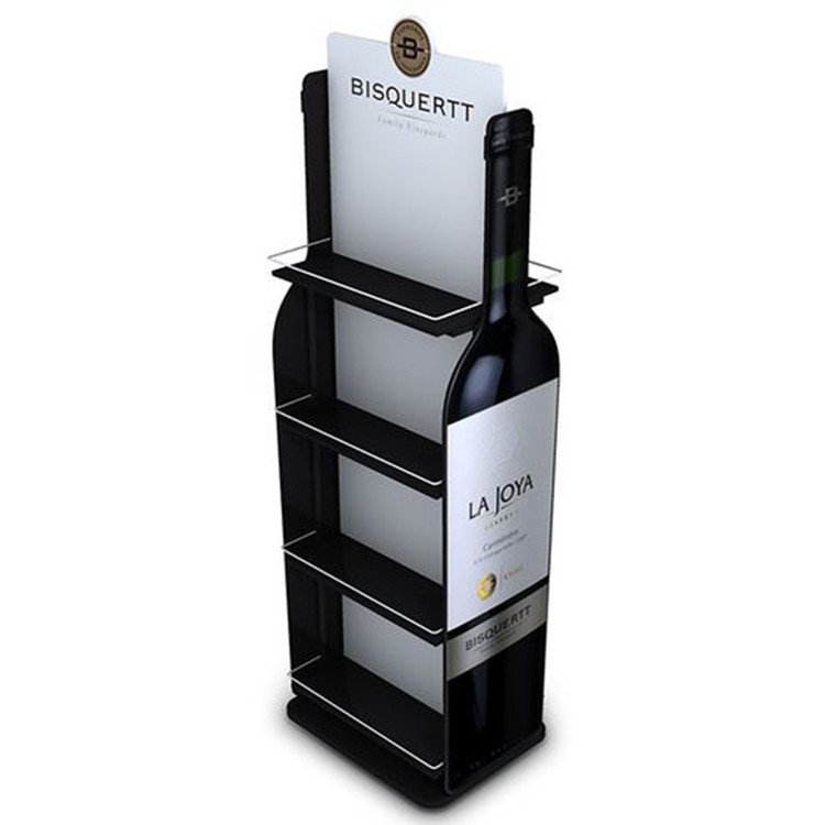 Customized Double-sided Free Standing Wine Rack Wooden Display Stand Demountable Wine Rack Wood for Pub