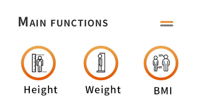 Digital Coin Operated Height Weight Bmi Machine Pharmacy Used