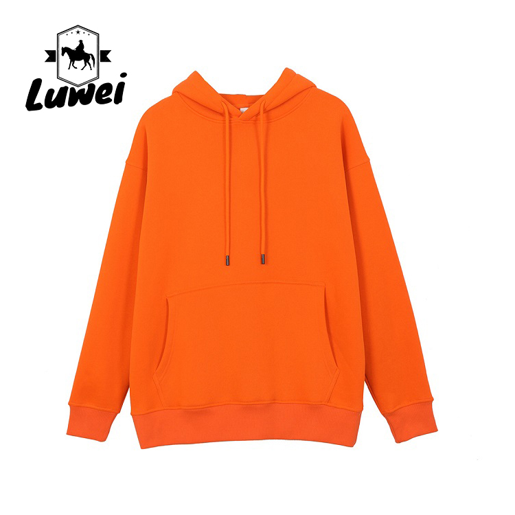 Drawstring Blank Plain Heavy Duty 330g Bluza Premium Cotton Polyester Men Hoodies Active Sweatshirt