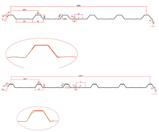 Economic Design Roof Sheet Rolling Machine Double Layer With Touch Screen