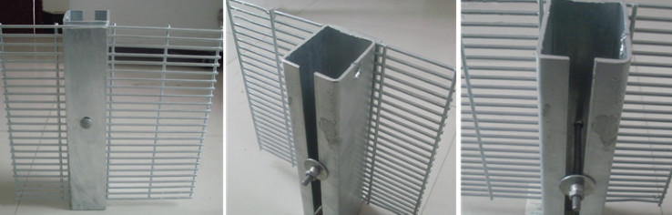 358 Anti Climbing Fencing 60mm X 60mm Post Size For Living Area