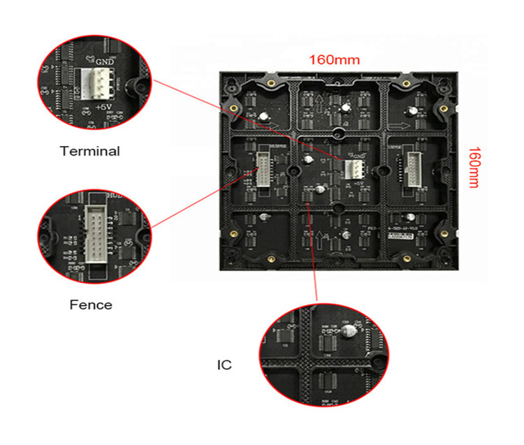 Energy Saving High Brightness P2.5 Full Color Led Display Module