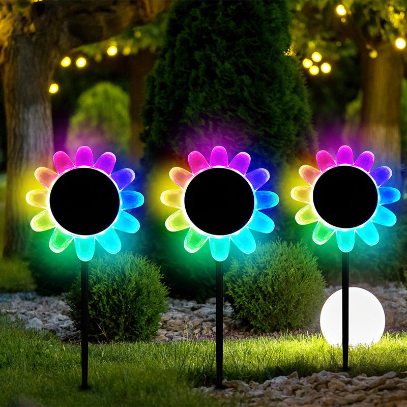 OEM IP68 Multi Color LED Solar Float Lamp For Swimming Pool Night Light Stair Light