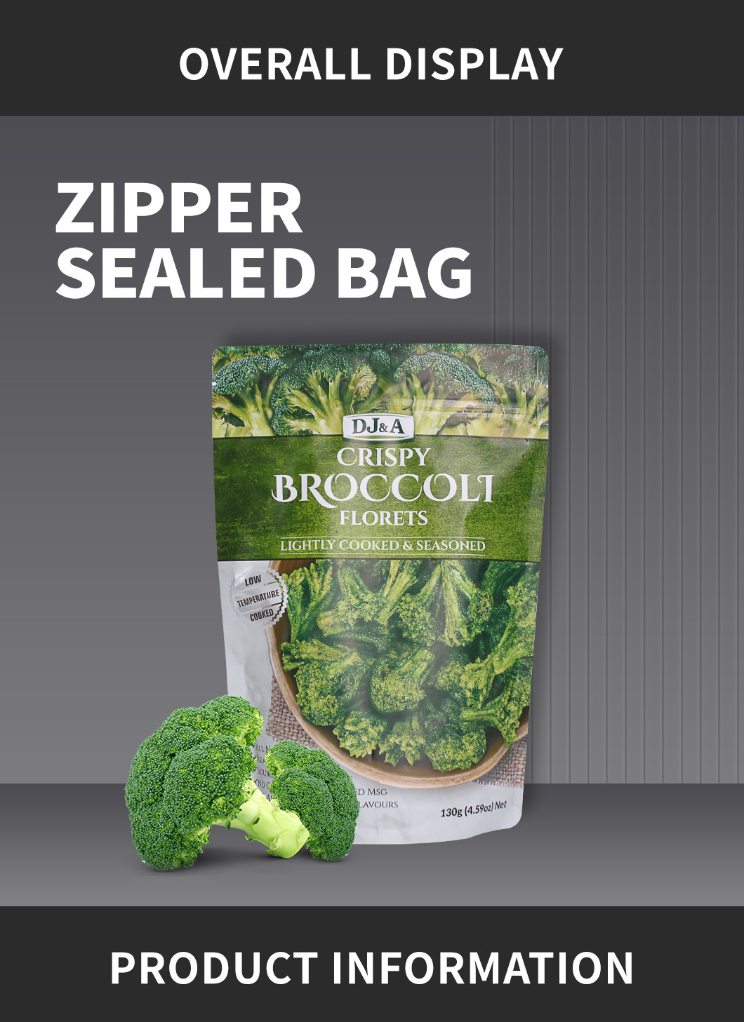 Ziplockk Freezer Dried Fruit Bag Food Contact Dry Vegetable Packaging