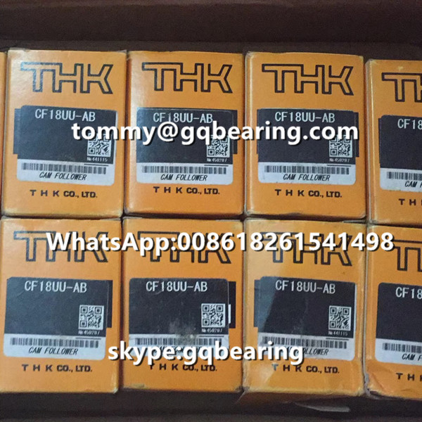 Gcr15 Steel Material THK CF18UU-AB Cam Follower Bearing with Hexagonal Socket