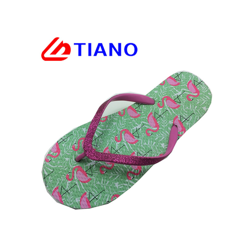 Colorful Pearly Strap Eva Strap Footbed Flip Flops