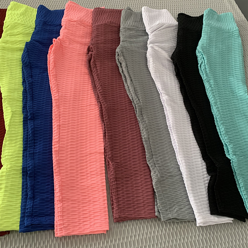 Seamless Womens Patterned Gym Leggings High Waisted Polyester And Spandex