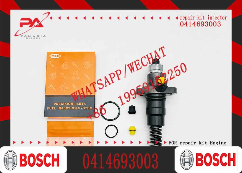 Excavator spare Parts D6E D6D Diesel Fuel Unit Pump 0414693007 Injector 0414693003 04289982 02113695 21147446 for EC210B