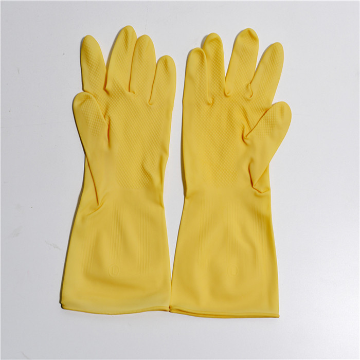 Unlined Kitchen Rubber Gloves Anti-Oil Household dish washing gloves