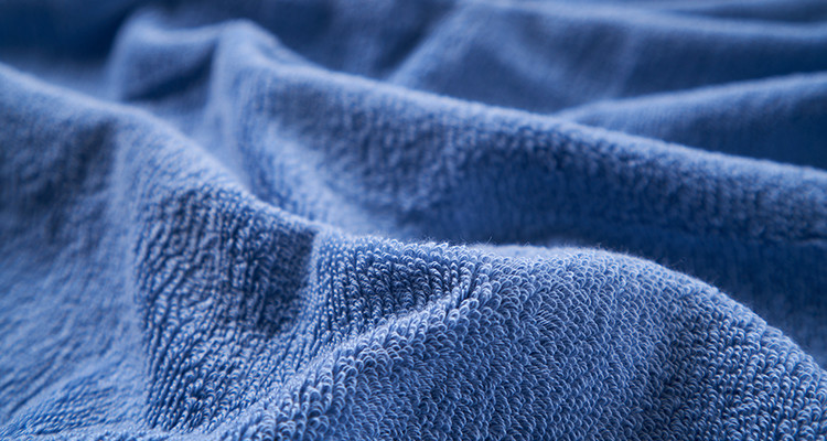 Cotton Stripe Double Sided Towel , Home Face Towel Hotel Bath Plain Dyed