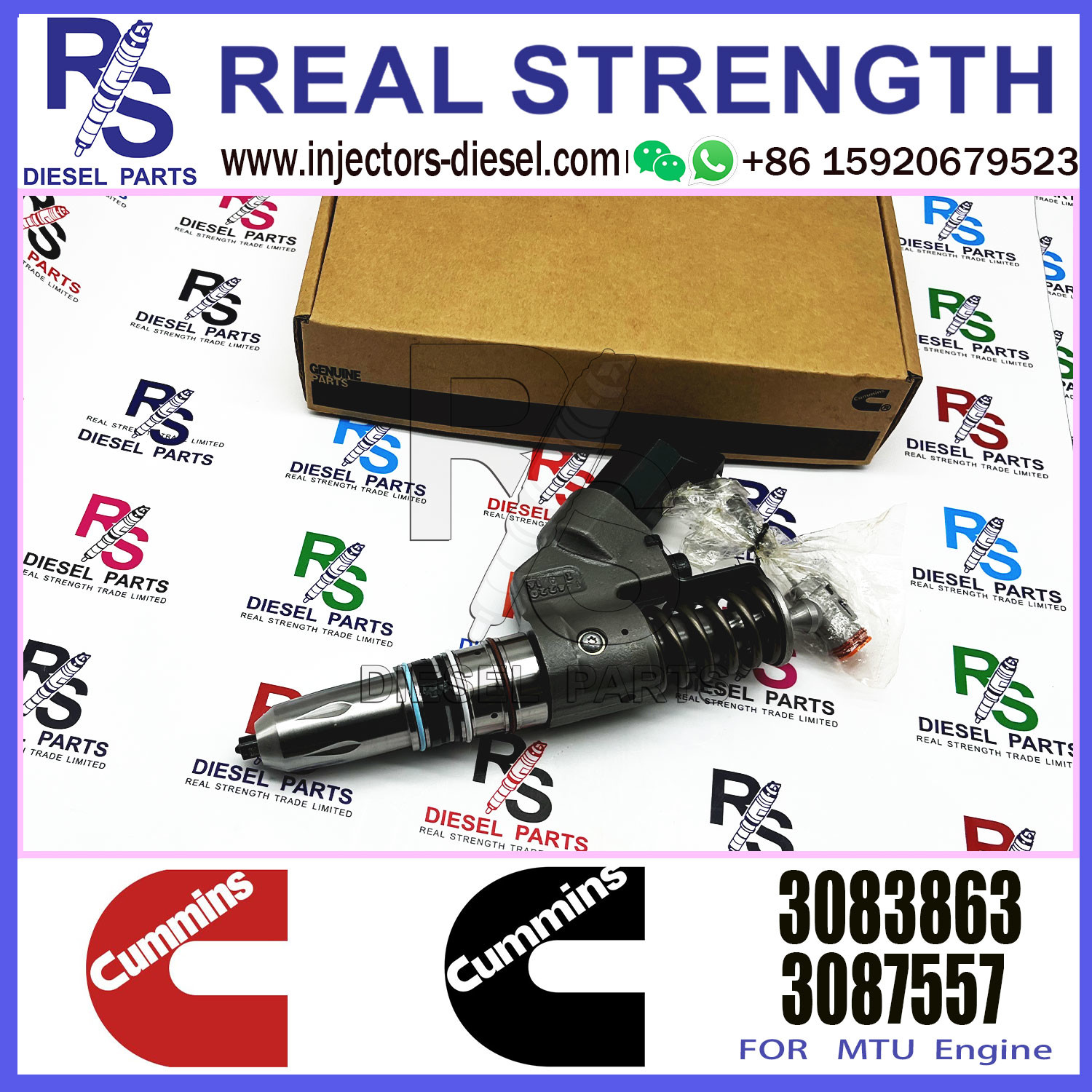 C-ummins ISM11 QSM11 M11 engine Common Rail Injector 3087557 3411752 3084589 3083849 3087772 3411755 3095731 3083863