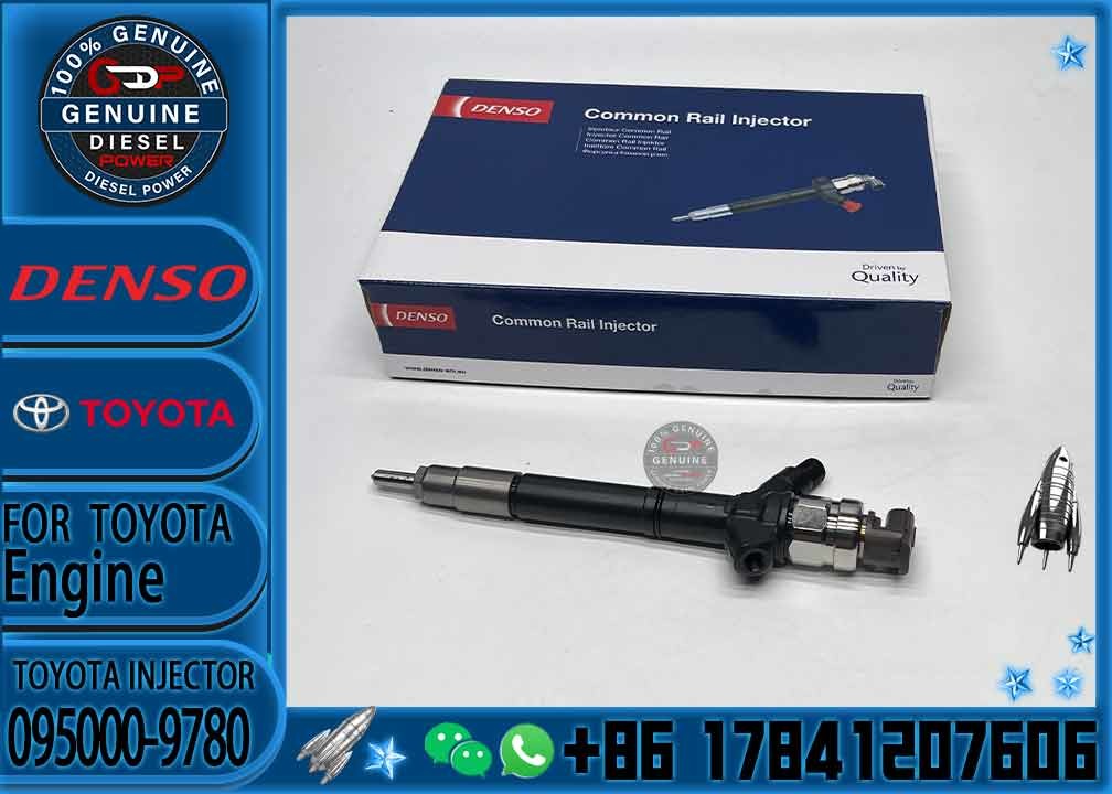 New Diesel Fuel Injector 095000-9730 095000-9780 for TOYOTA 23670-51031 1VD-FTV 23670-59035, 23670-59036,
