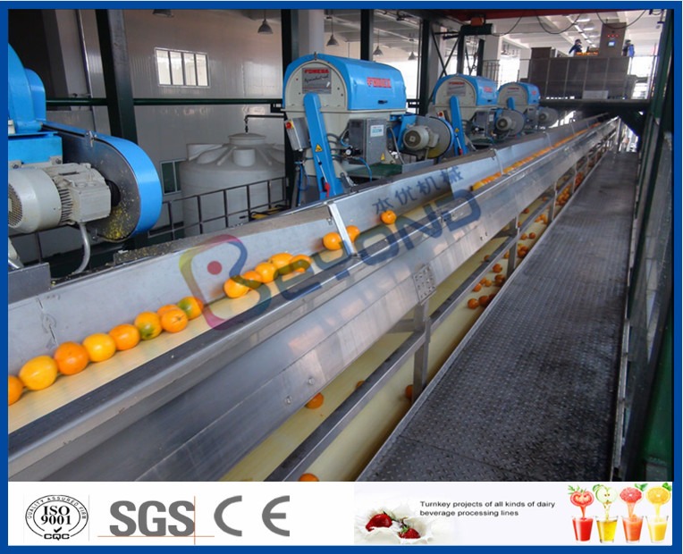 10TPH Automatic Orange Juice Extract Orange Processing Line For Juice Making Factory