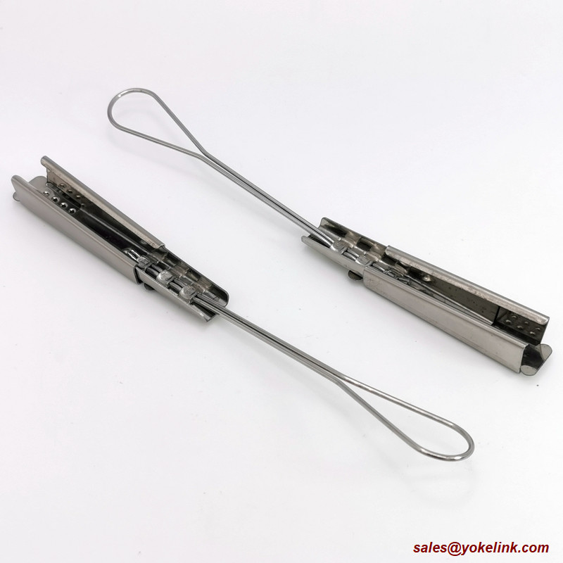 1-2 Pair Stainless Steel Telecom Drop Wire Clamp for Telecommunication