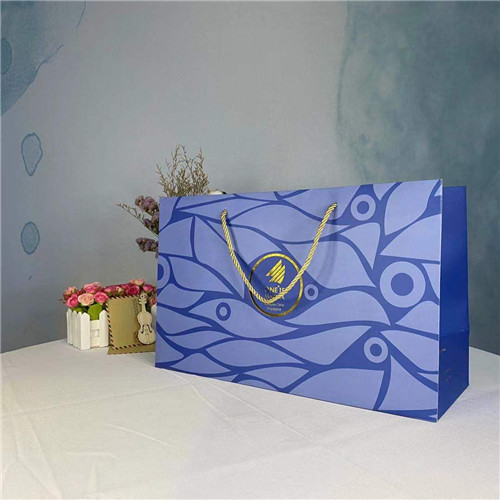 Durable Recycled White Card Custom Printed Paper Bags
