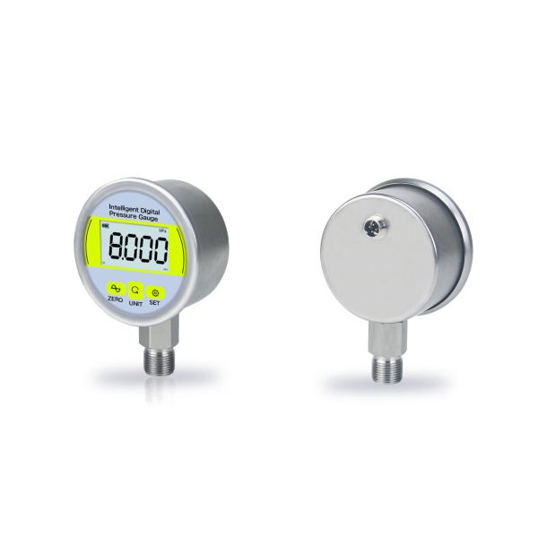 Free Shipping Negative Digital Pressure Gauge Manometer 100Psi Air Differential Pump 80mm