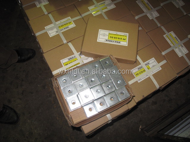 Ground Earth Copper Pipe Clamps With Rubber Adjustable Clevis Hangers