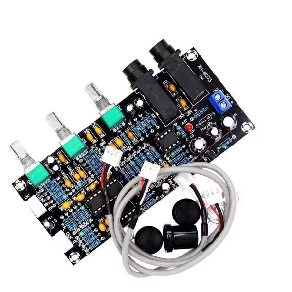 XH-M273 PT2399 Digital Preamplifier Board for Karaoke 12-24V DC Reverberation Microphone Control Microphone Speakers Product