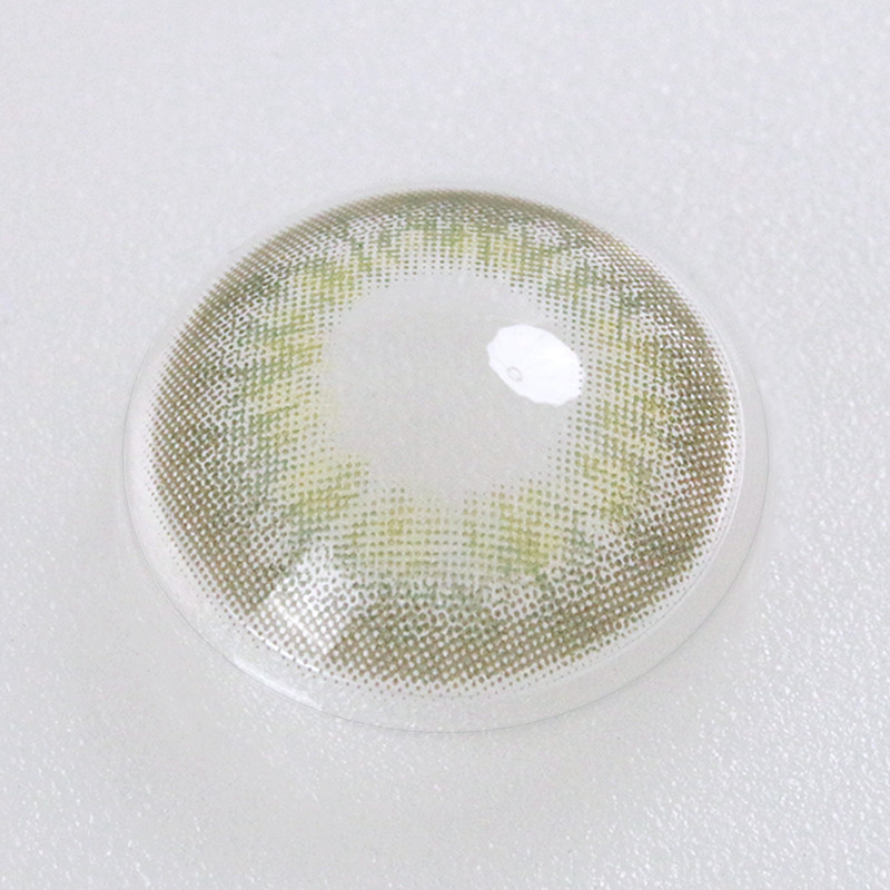 Prescription Circle 14mm Contact Lens Taylor Green Grey Brown Purple