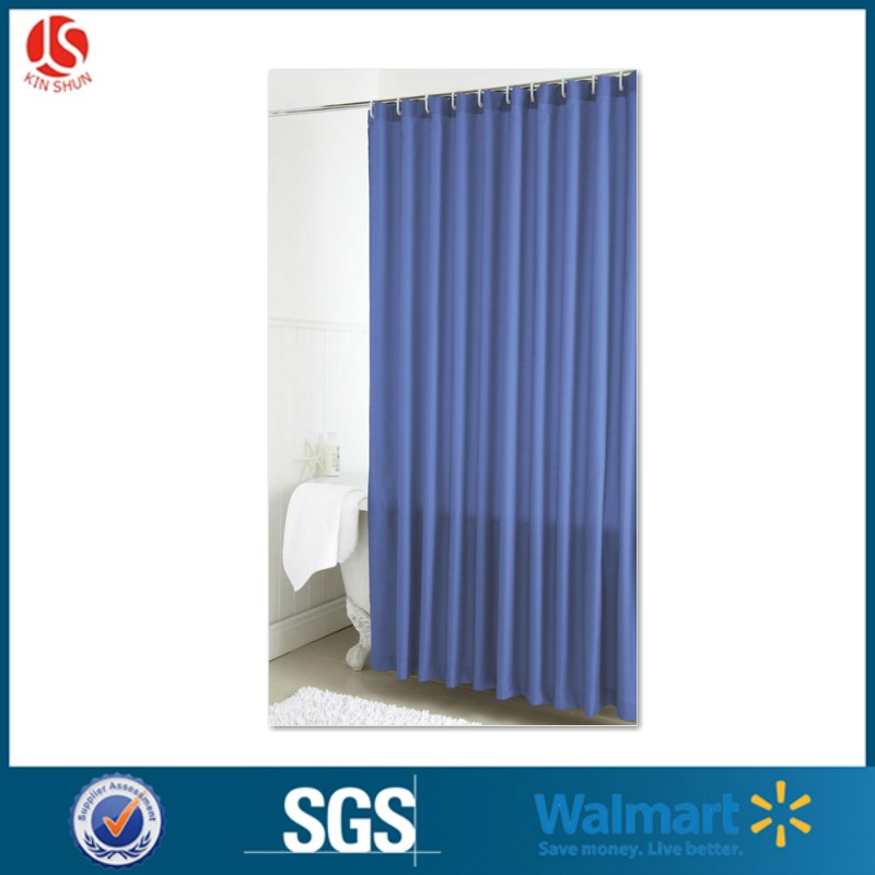 Walmart Bathroom Polyester Shower Curtain Liner for Bathroom Luxury Shower Curtain