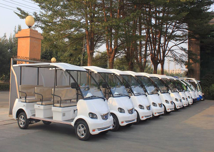 Free Maintenance Battery 72V Motor 8 Seater Electric Sightseeing Bus For Public Transportation