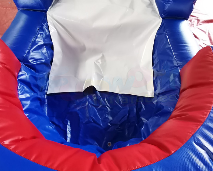 Customized Size Spider Man Inflatable Water Slide With Pool