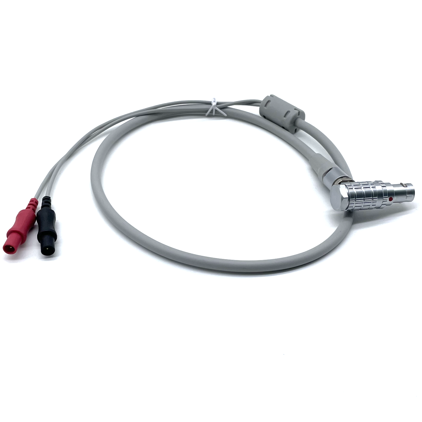 Stainless Right Angle 1B 16 Pin Male Connector Medical Electrode Cable Custom