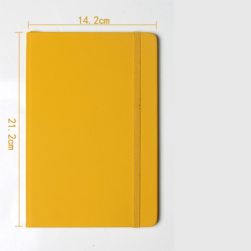 Leather Cover Soft Business Office Hardcover Student Gift Notebook with UV Color Printing